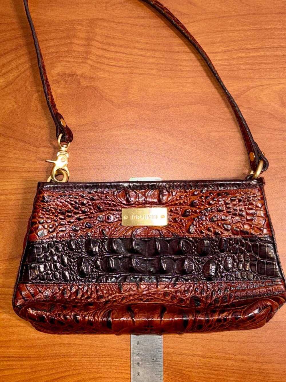 Brahmin Anytime Mini, Dark Cocoa Vineyard - Picture 3 of 6